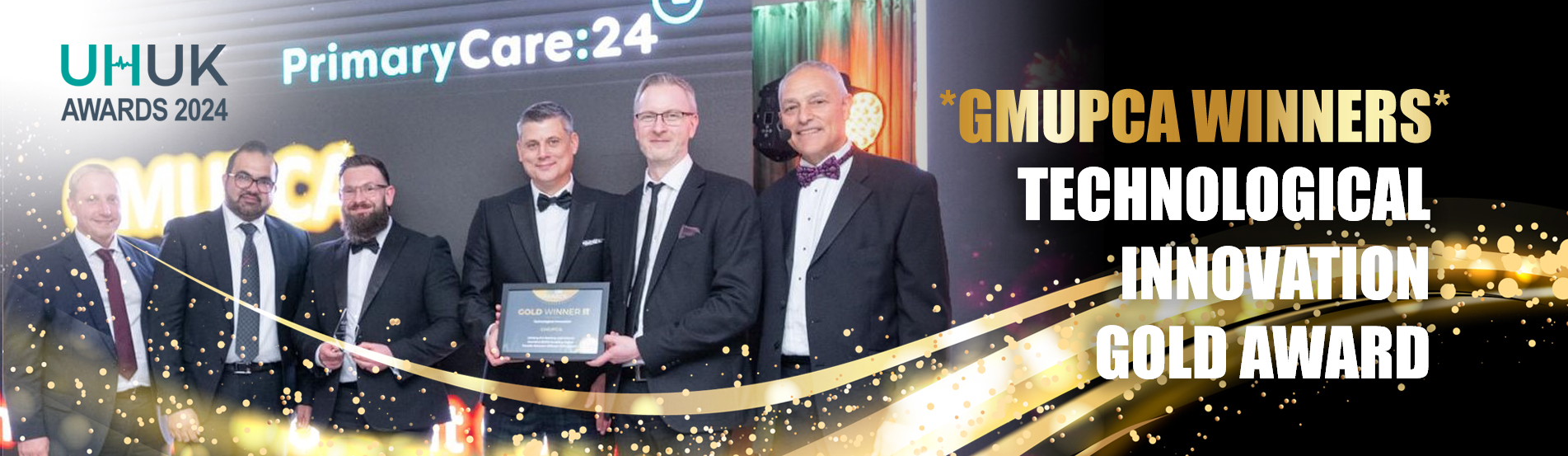 GMUPCA crowned winners of the Technological Innovation Gold Award at UHUK Awards 2024