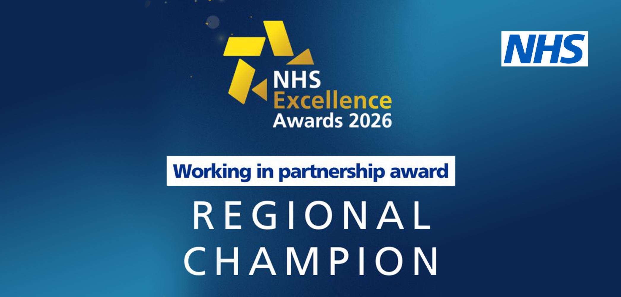 NHS Excellence Awards 2026 Regional Winner Partnership Award