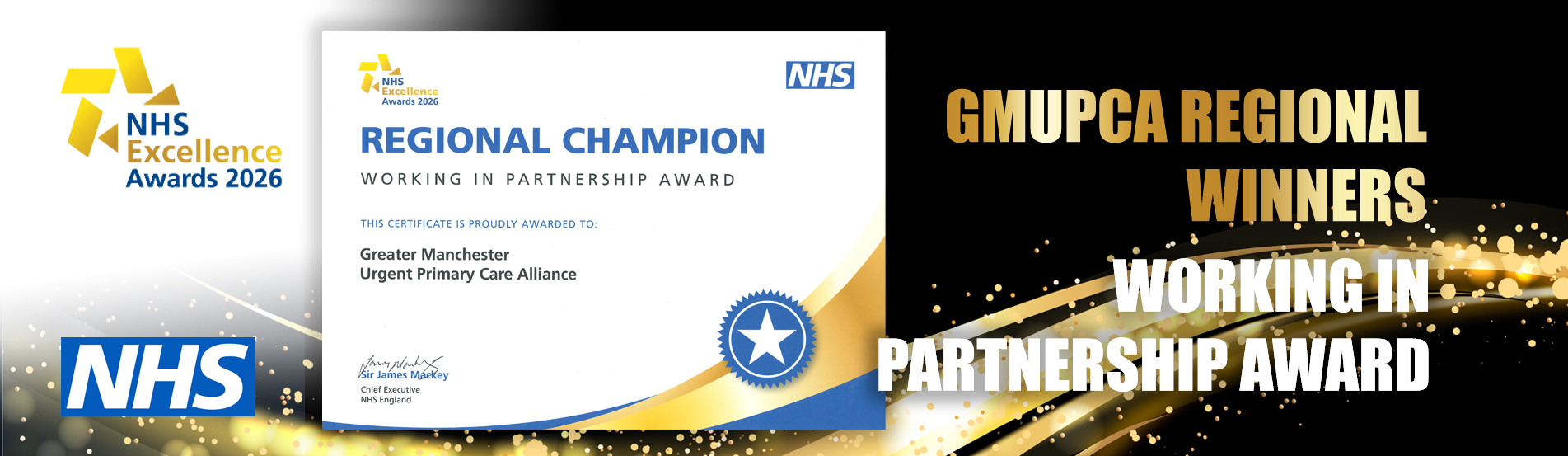 NHS Excellence Awards - GMUPCA Regional Winner